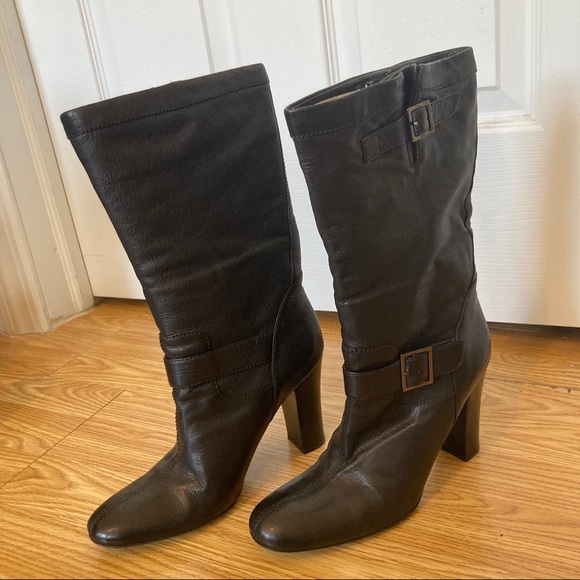 SOLD! Calvin Klein leather boots, 4” heel, size 7 - Picture 12 of 14